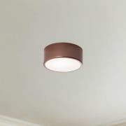 Plafondlamp Cleo, Ø 20 cm, IP54, koperkleurig, metaal, E27