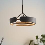 OSRAM LED hanglamp Decor Curve Felt, grijs, vilt, 3.000 K