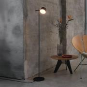 OSRAM LED vloerlamp Decor Kyoto, aluminium, zwart, dimbaar