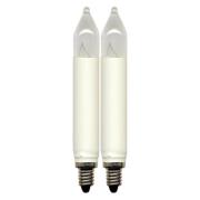 Vervangingslamp E10 3W 34V verpakking van 2, 10cm, Ø 1,5cm