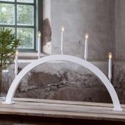 Raam kandelaar Storm 5-lamps 59 cm wit