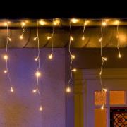 LED lichtgordijn ijsregen warmwit 5m