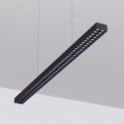 Arcchio LED kantoor hanglamp Jolinda, zwart, 118cm, omhoog/omlaag