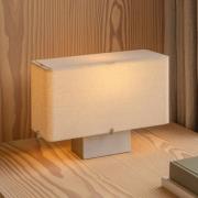 Audo tafellamp Nonna aluminium-/zandkleurig hoogte 24 cm metaal/stof