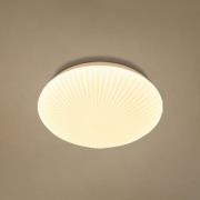 LED plafondlamp Malta, Ø 29 cm, wit, acryl, CCT