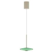 LOOM DESIGN LED hanglamp Solene, groen, glas, Ø 20 cm