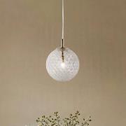 Cadix hanglamp van glas, 1-lamp, Ø 21 cm
