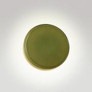 MARSET LED wandlamp Caramel, groen, Ø 22 cm, TRIAC, glas