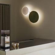 MARSET LED wandlamp Caramel, groen, Ø 38 cm, TRIAC, glas