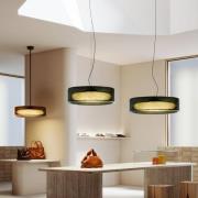 MARSET LED hanglamp Ringo, Ø 70 cm, donker rookgrijs