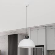 Hanglamp Lunaro, wit, Ø 40 cm, metaal