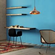 Hanglamp Saglam, koper, metaal, Ø 32 cm, E27