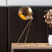 Tafellamp Mixed, messing, metaal, hoogte 45 cm, E14