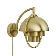 Gubi wandlamp Multi-Lite, messingkleurig, metaal, G9