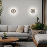 Helestra LED buiten wandlamp BUD, dimbaar, lichtbruin, IP65