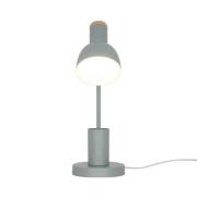Tafellamp Devone, stofgroen, hoogte 43 cm, metaal