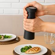 Lucande LED-peperstrooier Pepper, donkergrijs, accu, IP44