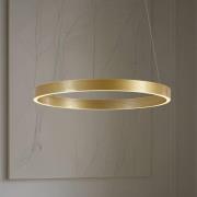 Lucande LED hanglamp Yonam, Ø 60 cm, 1-lamp, goud, CCT