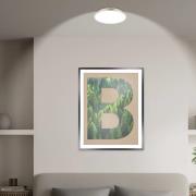 LED plafondlamp Kaida nikkel mat, Ø 30 cm, EEK A, 4.000 K