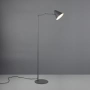Vloerlamp Cosima, antraciet, hoogte 126 cm, metaal