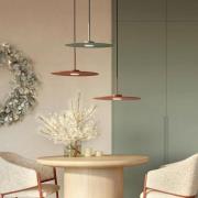 Hanglamp Simone, staal, umbrablauw, Ø 40 cm, GX53