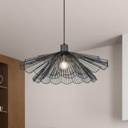 Hanglamp Margarita, Ø 50 cm, zwart, E27, metaal