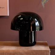 KARE tafellamp Mushroom, zwart, metaal, 20 cm, E14