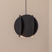 Hanglamp Corner, zwart, 25 x 25 cm, metaal, E27