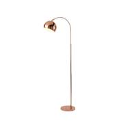 Vloerlamp Lukai, koper, metaal, 140 cm, E27