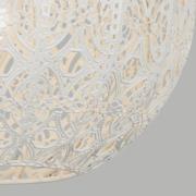 Hanglamp Chalina, crème, metaal, Ø 23 cm, E27