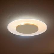 LED plafondlamp Lido, goudkleurig, Ø 36 cm