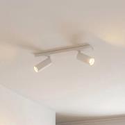 Arcchio plafondspot Brinja Slim, wit, 2-lamps, GU10 MR11