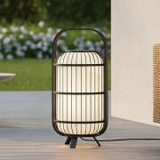 Lucande terraslamp Tayori, zwart, 64 cm, IP44