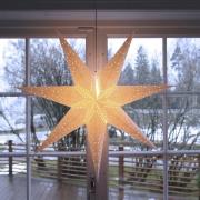 Hangende ster Sensy, Ø 100 cm, wit