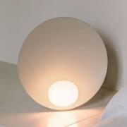 Vibia LED tafellamp Musa 7400, beige, Ø 26 cm, staand