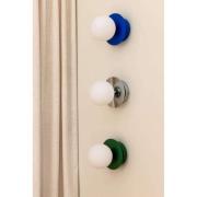 Globen Lighting wandlamp ART DECO, groen/wit, Ø 16 cm, IP44