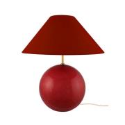 Globen Lighting tafellamp IRIS, donkerrood, hoogte 39 cm