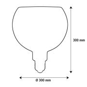 Segula LED Floating Bamboo brons G300 E27 5W 2.200 K dimbaar