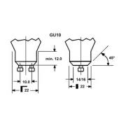 LED lamp SUPERIA RETRO, ES50 GU10 6 W 927 575 lm dimbaar