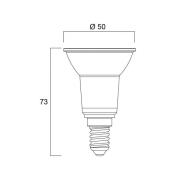 LED lamp RETRO, PAR16, E14, 3,6 W, 840, 345 lm, 36°