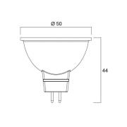 LED lamp SUPERIA RETRO GU5.3 MR16 6,1W 840 621lm dimbaar