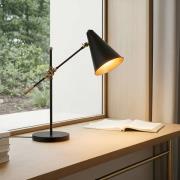 Nelu tafellamp, zwart, hoogte 60 cm, metaal, verstelbaar