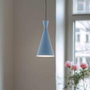 Hanglamp Tom, lichtblauw, metaal, Ø 19 cm, E27