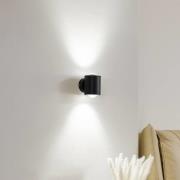 Lindby wandlamp Jyla, zwart, up/down