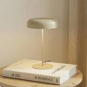 Lindby tafellamp Edion, beige, metaal, 45 cm