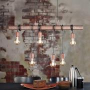 Hanglamp Townshend 4 in donkerbruin