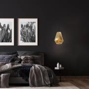 Chiavica hanglamp, messing, 1-lamp, Ø20,5cm