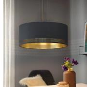 Hanglamp Esteperra, zwart/goud, Ø 53 cm