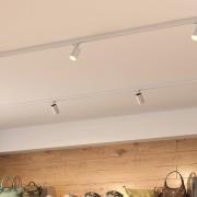 3-fasen railsysteem spot Can, wit, aluminium, GU10, draaibaar gemontee...