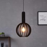 Hanglamp Velasco in zwart, Ø 31 cm